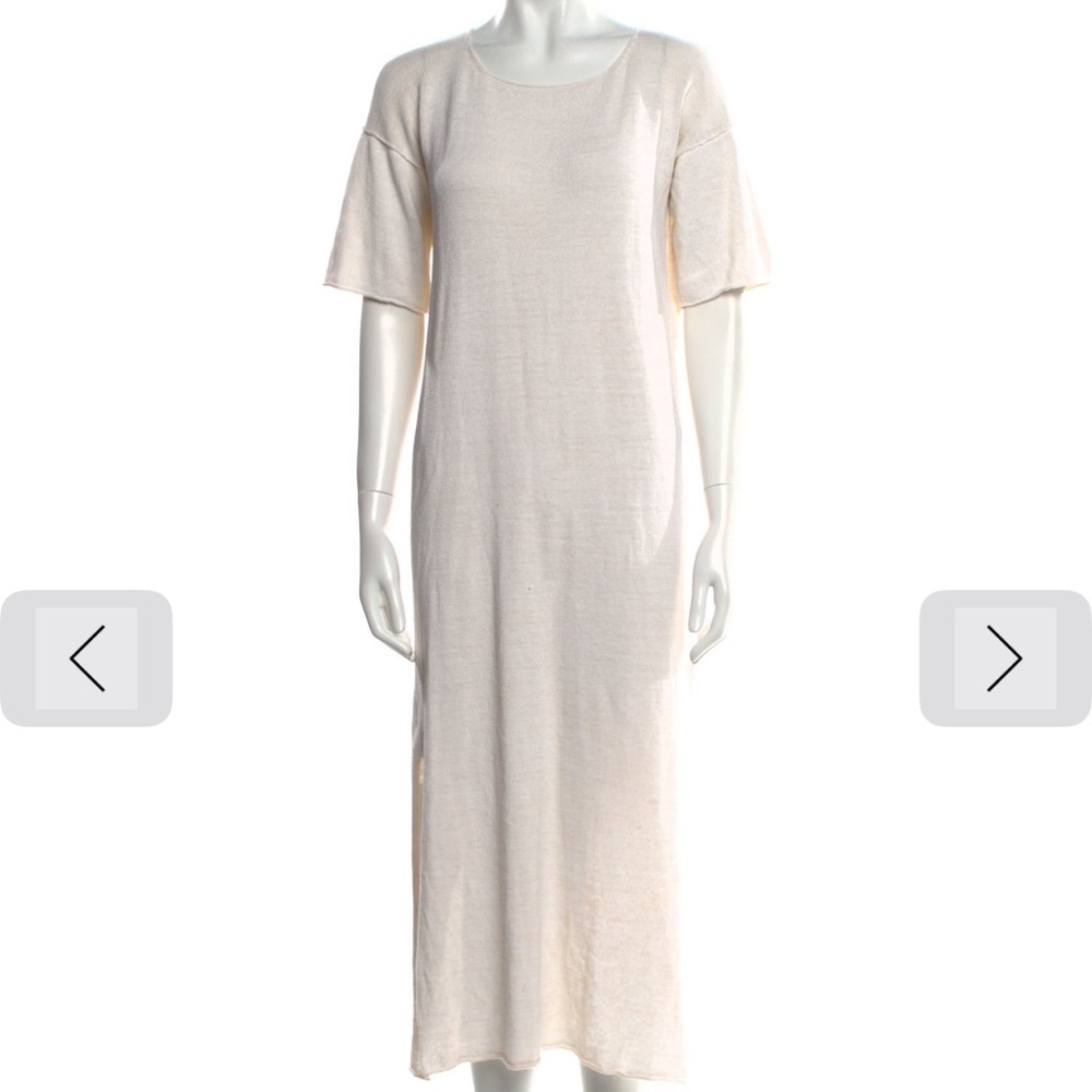 Lauren Manoogian Soft Cream Maxi Dress